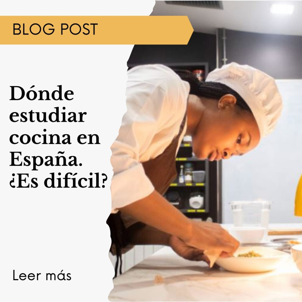 estudiar cocina