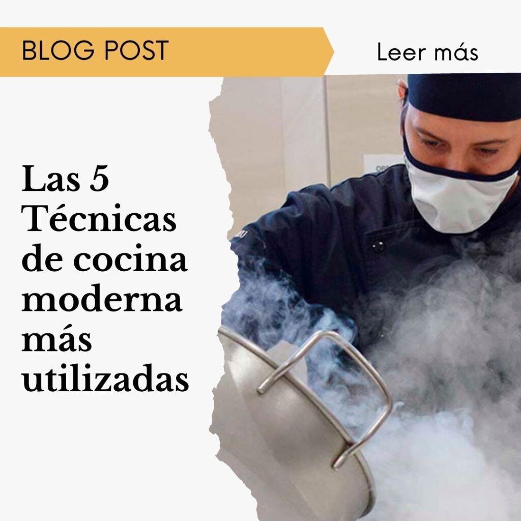 técnicas de cocina moderna