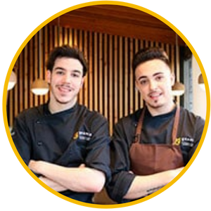 Javi Sanz and Juan Sahuquillo, Madrid Fusión 2021 Revelation Chef Award (Alumni of the Master's Degree in Gastronomy and Culinary Management)